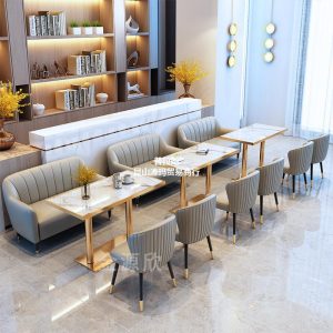 Bàn ghế Căn hộ khách sạn Phòng kinh doanh Thương lượng Bàn Ghế Sofa Quán Trà Sữa Cafe Nhà Hàng Món Tây Bàn Ghế Ăn Sang Trọng Nhẹ Nhàng - Hình 4