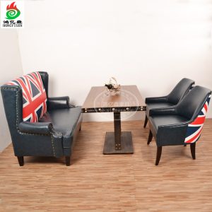 Bàn ghế Châu Âu Anh Ăn Thường Ngày Thanh Nhà hàng Cafe Ghế Sofa Bàn Ghế Phong Cách Công Nghiệp - Hình 2