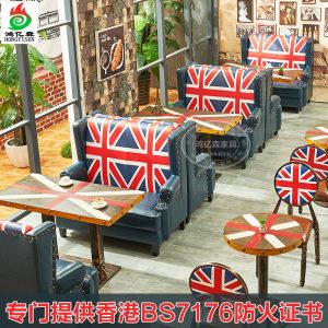 Bàn ghế Châu Âu Anh Ăn Thường Ngày Thanh Nhà hàng Cafe Ghế Sofa Bàn Ghế Phong Cách Công Nghiệp