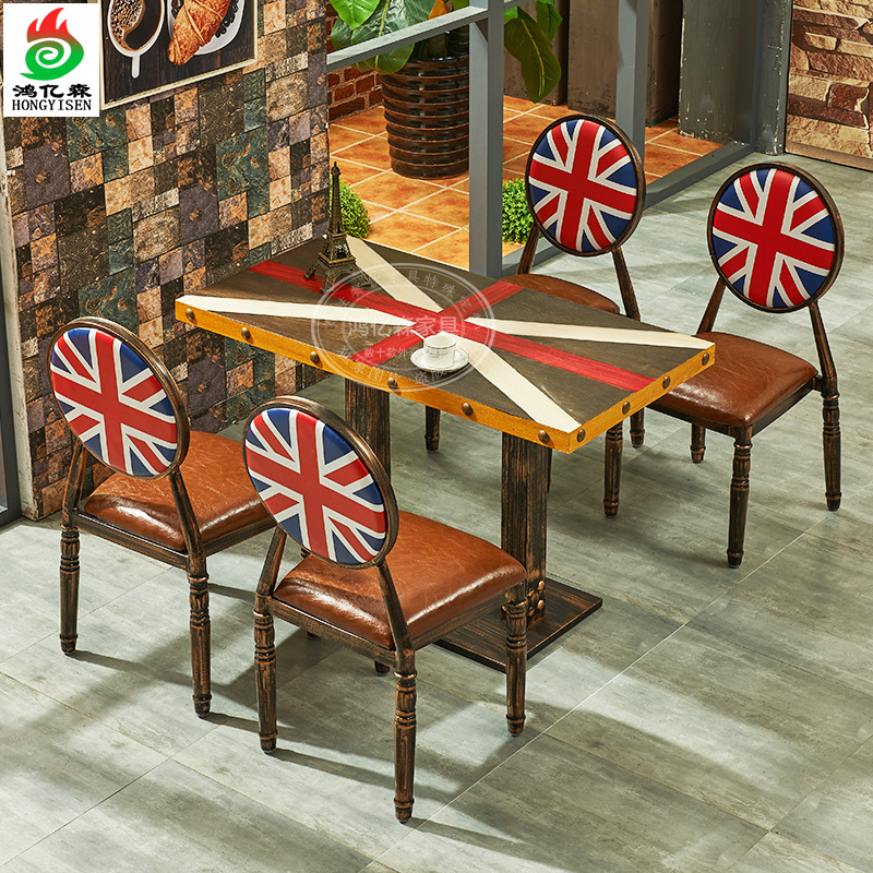 Bàn ghế Châu Âu Anh Ăn Thường Ngày Thanh Nhà hàng Cafe Ghế Sofa Bàn Ghế Phong Cách Công Nghiệp - Hình 4 Bàn ghế Châu Âu Anh Ăn Thường Ngày Thanh Nhà hàng Cafe Ghế Sofa Bàn Ghế Phong Cách Công Nghiệp - Hình 4