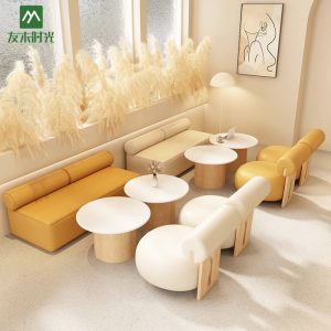 Bàn ghế Chuỗi Nhà hàng Tráng miệng Quán cà phê Bàn ghế Câu lạc bộ Khách sạn Văn phòng Lễ tân Giải trí Đàm phán Sofa - Hình 4