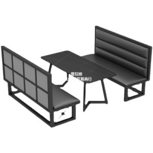 Bàn ghế Công Nghiệp Gió Thanh Sofa Ghế Thanh Cà Phê Nhà Hàng Phương Tây Thanh Thịt Nướng Phiến Đá Bàn Ghế Ăn