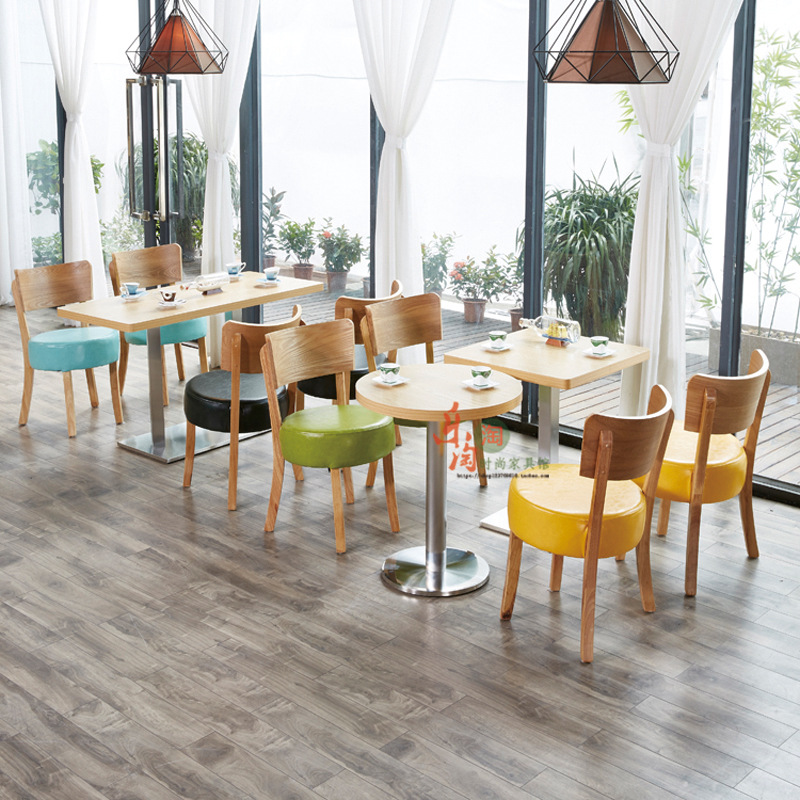 Bàn ghế Cửa hàng bánh mì kẹp thịt bằng gỗ rắn Bàn ăn nhanh và ghế thương mại Nhà hàng Trung Quốc cửa hàng trà sữa thịt nướng Bàn vuông nhỏ Bàn dài - Hình 2 Bàn ghế Cửa hàng bánh mì kẹp thịt bằng gỗ rắn Bàn ăn nhanh và ghế thương mại Nhà hàng Trung Quốc cửa hàng trà sữa thịt nướng Bàn vuông nhỏ Bàn dài - Hình 2