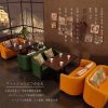 Bàn ghế Cửa hàng đồ uống Bàn ăn thông thường Nhà hàng trà Sofa Thanh Ghế sofa Ghế đôi Ghế đơn giản Bàn ghế Quán cà phê
