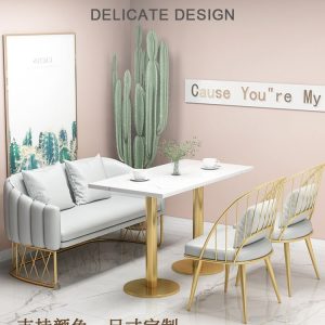 Bàn ghế Cửa hàng trà sữa Bàn ghế Cửa hàng món tráng miệng Quán cà phê Thanh Qing Bar Tiệm bánh Cửa hàng đồ uống lạnh Nhà hàng phương Tây Ghế sofa - Hình 3