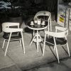 Bàn ghế Cửa hàng trà sữa Net Red Bàn ghế Phong cách công nghiệp Món tráng miệng Burger Snack Bar Cafe Ghế sắt Nội thất ăn uống