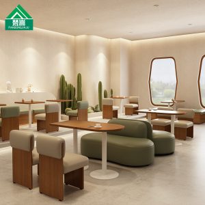 Bàn ghế Cửa hàng trà sữa tường ghế sofa giải trí quán cà phê cửa hàng tráng miệng chủ đề nhà hàng trà nhà hàng Bàn ghế - Hình 2