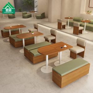 Bàn ghế Cửa hàng trà sữa tường ghế sofa giải trí quán cà phê cửa hàng tráng miệng chủ đề nhà hàng trà nhà hàng Bàn ghế - Hình 4