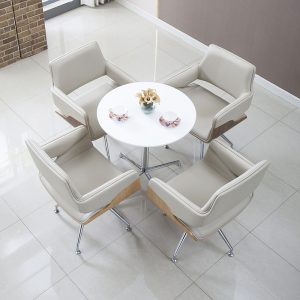 Bàn ghế Đàm phán Bàn ghế bộ phận kinh doanh sảnh khách sạn lễ tân quán trà quán cà phê quán trà sữa Bàn ghế sofa - Hình 2