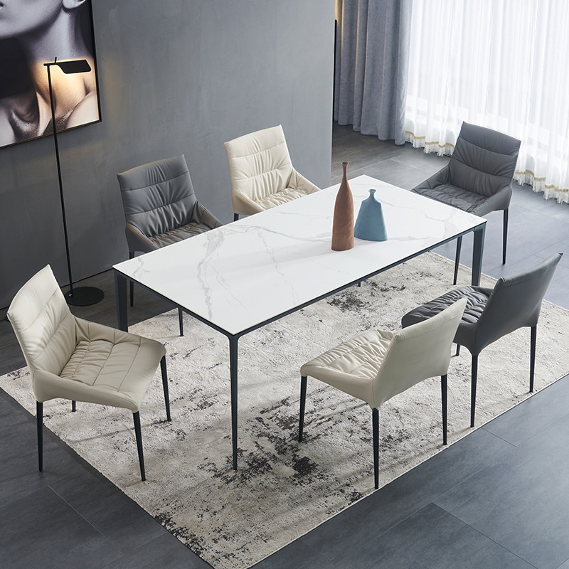 Bàn ghế Delifeng Phiến Bàn Ăn Italy Hiện Đại Đơn Giản gia đình Hình Chữ Nhật Chắc Chắn Khung Hợp Kim Nhôm Bàn Ăn Bàn ghế Delifeng Phiến Bàn Ăn Italy Hiện Đại Đơn Giản gia đình Hình Chữ Nhật Chắc Chắn Khung Hợp Kim Nhôm Bàn Ăn