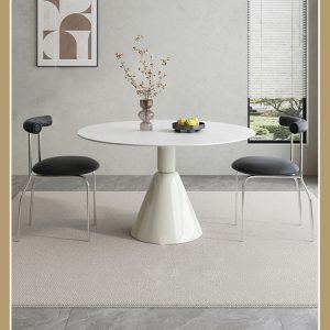 Bàn ghế Delifeng rock board Bàn ăn và ghế kem gió chén thánh Bàn nhà phòng nhỏ Bàn ăn hiện đại - Hình 2