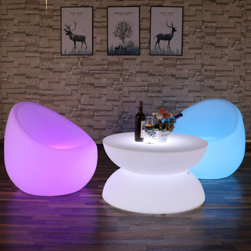Bàn ghế đèn led lưới đỏ giải trí ban công dạ quang Bàn ghế nhỏ sang trọng sân vườn biệt thự Bàn trà một Bàn hai ghế - Hình 4 Bàn ghế đèn led lưới đỏ giải trí ban công dạ quang Bàn ghế nhỏ sang trọng sân vườn biệt thự Bàn trà một Bàn hai ghế - Hình 4