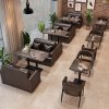 Bàn ghế Đồ ăn phương Tây quán cà phê Bàn ghế đơn giản tiếp nhận đồ ăn nhẹ bánh mì kẹp thịt tráng miệng quán trà sữa ghế sofa quầy bar ghế