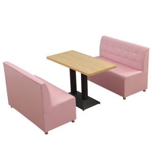 Bàn ghế Đơn giản Qing Bar Trà sữa Món tráng miệng Burger Cửa hàng Pizza Món ăn phương Tây Quán cà phê Nhà hàng Đơn vị uy tín Ghế Sofa Bàn ghế - Hình 3