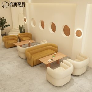 Bàn ghế Đơn vị uy tín phong cách kem quán cà phê quán trà sữa giải trí sofa cửa hàng tráng miệng tiệm bánh khu vực nghỉ ngơi Bàn ghế đàm phán - Hình 3