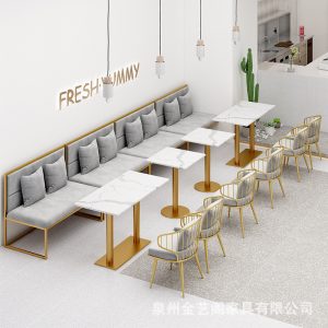 Bàn ghế Đơn vị uy tín tường ghế sofa nhà hàng cafe bánh tráng miệng cửa hàng rèn sắt cửa hàng trà sữa Bàn ghế - Hình 2