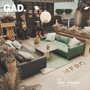 Bàn ghế GAD Hình Thoi Thanh Ghế Sofa Bàn Cafe Bộ Phòng Kinh Doanh Khu Giải Trí Bàn Ghế