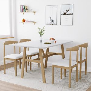 Bàn ghế Ghế ăn sắt rèn ghế sừng đơn giản hiện đại món tráng miệng quán trà sữa cafe nhà hàng đơn giản gia đình Bàn ăn ghế - Hình 4