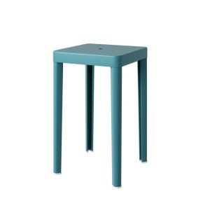Bàn ghế Ghế đẩu nhựa nhà có thể xếp chồng lên nhau dày xếp chồng lên nhau Bàn ăn nhà hàng ghế đẩu đơn giản dành cho người lớn phân cao - Hình 4