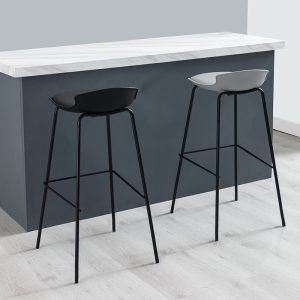 Bàn ghế Ghế quầy bar Bàn đảo màu đen ghế cao khách sạn quán cà phê ghế quầy bar ghế quầy bar ghế quầy bar ghế cao sáng tạo - Hình 4