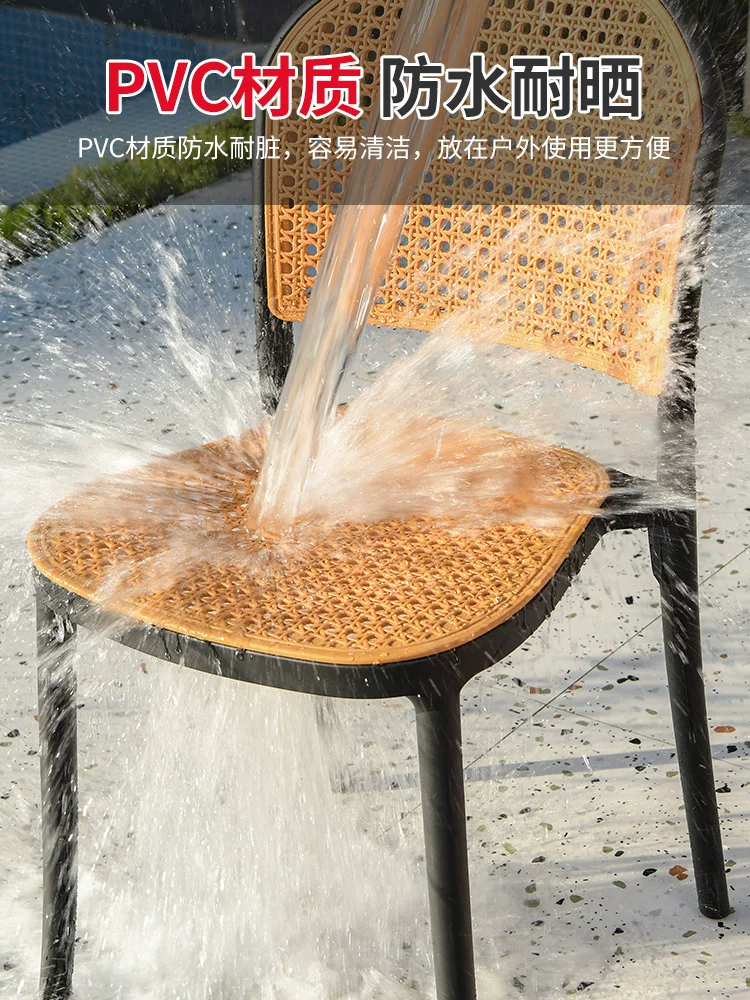 Bàn ghế giả gỗ ngoài trời - Ghế sân vườn, chống thấm nước và chống ẩm ngoài trời, sân thượng, sân biệt thự, bàn ghế gỗ nhựa - Hình 3 Bàn ghế giả gỗ ngoài trời - Ghế sân vườn, chống thấm nước và chống ẩm ngoài trời, sân thượng, sân biệt thự, bàn ghế gỗ nhựa - Hình 3