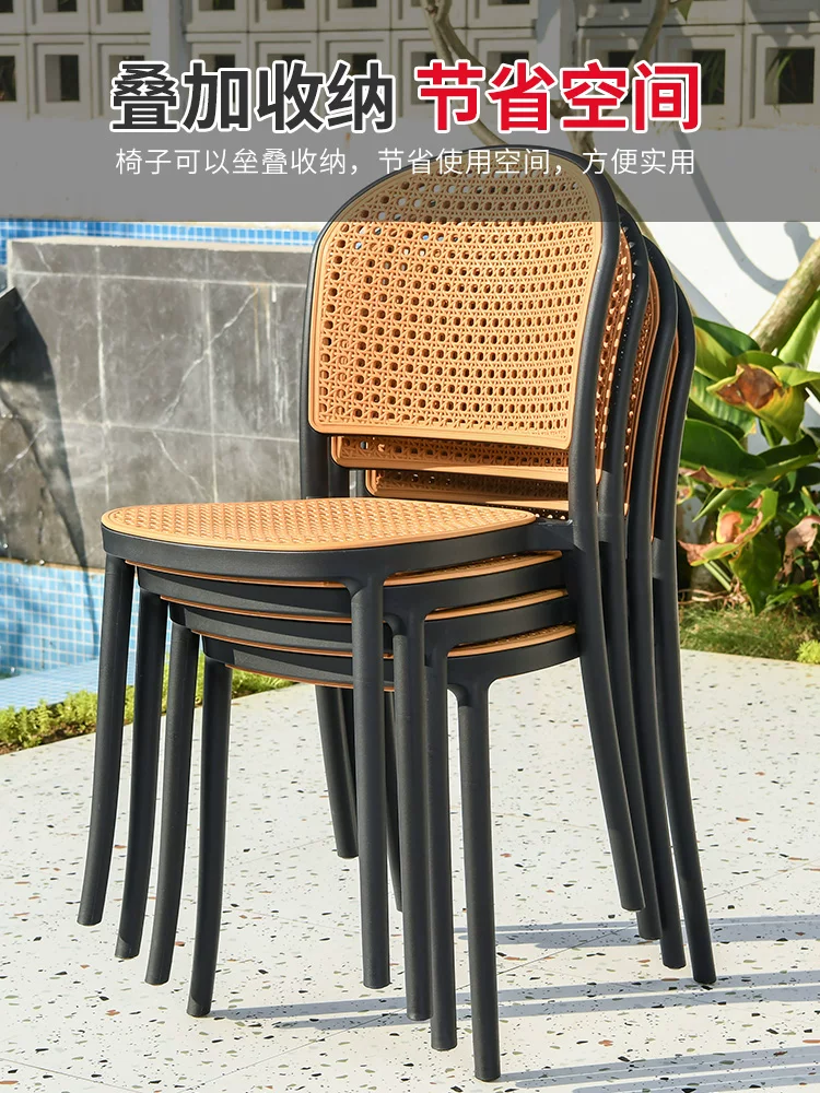 Bàn ghế giả gỗ ngoài trời - Ghế sân vườn, chống thấm nước và chống ẩm ngoài trời, sân thượng, sân biệt thự, bàn ghế gỗ nhựa - Hình 5 Bàn ghế giả gỗ ngoài trời - Ghế sân vườn, chống thấm nước và chống ẩm ngoài trời, sân thượng, sân biệt thự, bàn ghế gỗ nhựa - Hình 5