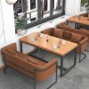 Bàn ghế Giải trí đôi ghế sofa Bàn ghế lưới đỏ cửa hàng nhà hàng quán cà phê Bàn ăn nhà hàng 1407 để mở cửa hàng