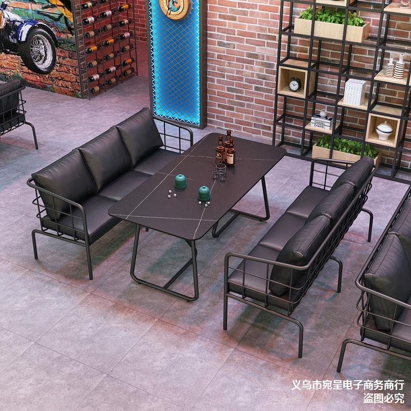Bàn ghế Gió công nghiệp cafe nhà hàng tây trà sữa rèn sofa sắt ăn thanh bar thanh toán bù trừ ghế Bàn ăn ghế - Hình 3 Bàn ghế Gió công nghiệp cafe nhà hàng tây trà sữa rèn sofa sắt ăn thanh bar thanh toán bù trừ ghế Bàn ăn ghế - Hình 3