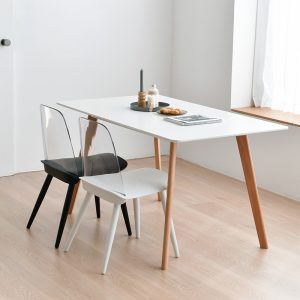 Bàn ghế Gỗ Bắc Âu Gỗ Sồi Nội Thất Bàn Ăn Hiện Đại Mới Cafe Bàn Ăn Gỗ Bàn Ăn Đơn Giản Bàn Ăn Eames