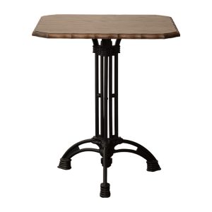 Bàn ghế Gỗ Chắc Chắn Bàn Sắt Rèn Bàn Mỹ Bàn Châu Âu Cửa Hàng Món Tráng Miệng Bàn Vuông Thời Trung Cổ Bàn Ăn