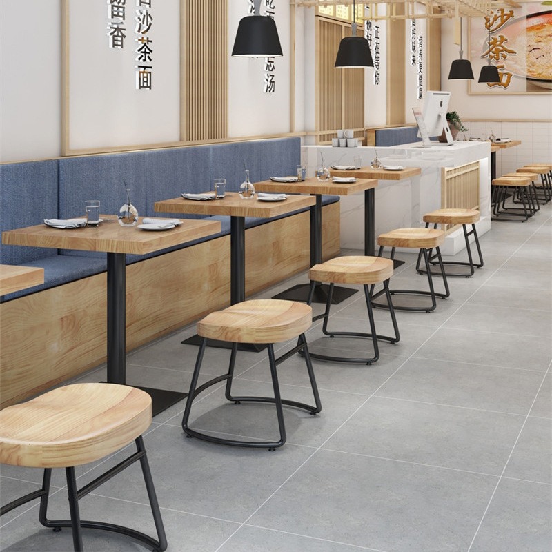 Bàn ghế Gỗ nguyên khối Bàn ăn nhanh quán ăn nhẹ quán cà phê trà sữa cửa hàng burger nhà hàng Bàn ghế đơn giản Bàn vuông nhỏ thương mại - Hình 3 Bàn ghế Gỗ nguyên khối Bàn ăn nhanh quán ăn nhẹ quán cà phê trà sữa cửa hàng burger nhà hàng Bàn ghế đơn giản Bàn vuông nhỏ thương mại - Hình 3