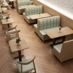 Bàn ghế Gỗ treo tường gian hàng đồ ăn phương tây cafe sofa trà sữa tráng miệng phục vụ ăn nhẹ Bàn ghế