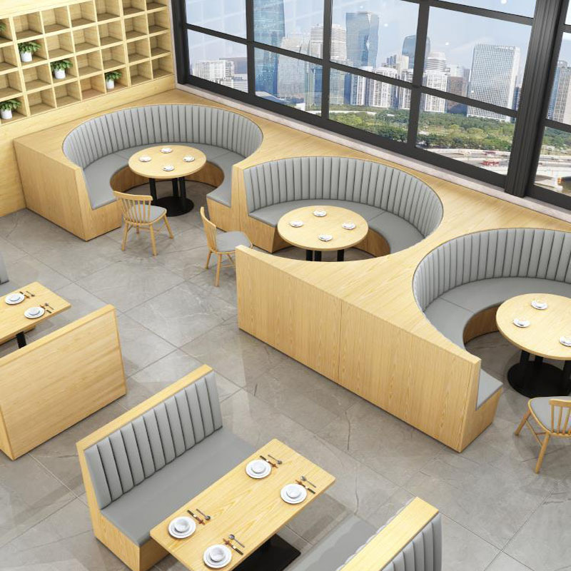 Bàn ghế Góc ghế sofa gỗ cứng túi mềm Bàn ghế ăn hình vòng cung lưu trữ hình bán nguyệt dựa vào tường quán trà buổi sáng nhà hàng phương tây Bàn ghế uống nước - Hình 3 Bàn ghế Góc ghế sofa gỗ cứng túi mềm Bàn ghế ăn hình vòng cung lưu trữ hình bán nguyệt dựa vào tường quán trà buổi sáng nhà hàng phương tây Bàn ghế uống nước - Hình 3