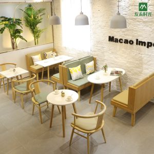 Bàn ghế Internet phục vụ cửa hàng trà sữa thư viện giải trí nhà hàng phương tây chủ đề nhà hàng Bàn ghế cà phê ghế sofa - Hình 3