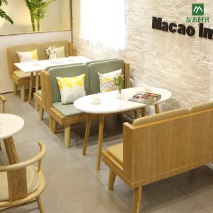 Bàn ghế Internet phục vụ cửa hàng trà sữa thư viện giải trí nhà hàng phương tây chủ đề nhà hàng Bàn ghế cà phê ghế sofa - Hình 4