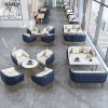 Bàn ghế Internet quán trà sữa quán cà phê ghế sofa sang trọng đàm phán Bàn ghế văn phòng bán hàng văn phòng tiếp tân văn phòng sofa