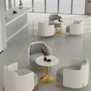 Bàn ghế kết hợp cho bộ phận bán hàng cafe khách sạn và khu vực nghỉ ngơi - Hình 2