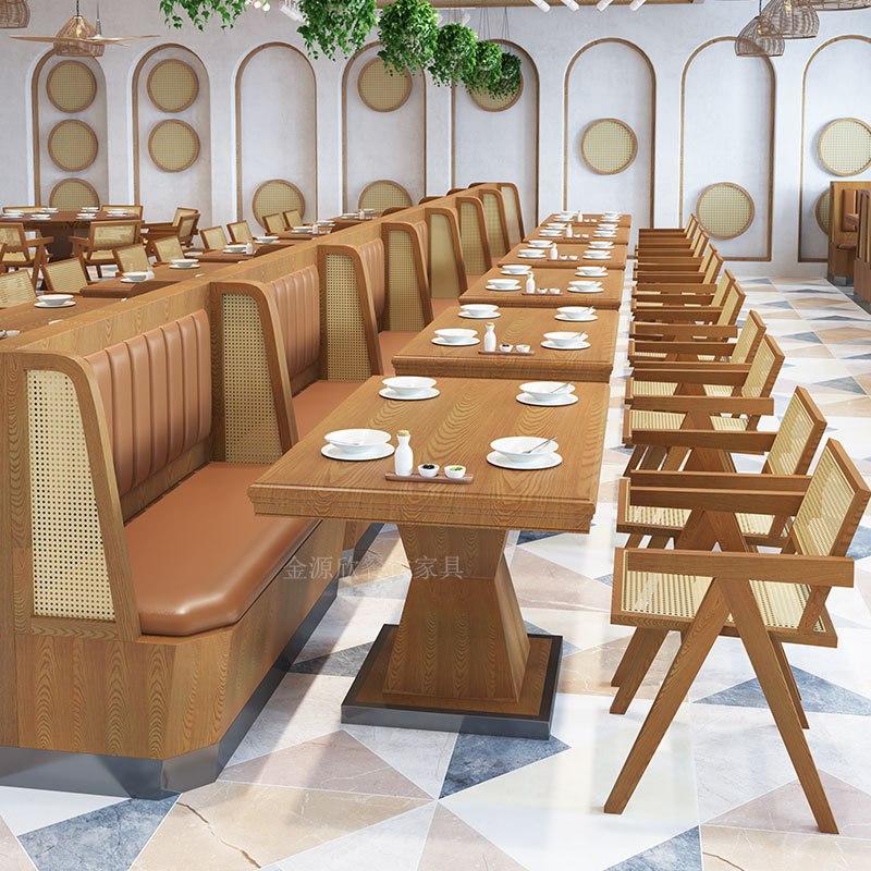 Bàn ghế Khách sạn theo phong cách Đông Nam Á gỗ chắc chắn tường mây ghế sofa chủ đề cafe quán lẩu Bàn ăn và ghế - Hình 2 Bàn ghế Khách sạn theo phong cách Đông Nam Á gỗ chắc chắn tường mây ghế sofa chủ đề cafe quán lẩu Bàn ăn và ghế - Hình 2