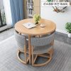 Bàn ghế Lễ tân đơn giản đàm phán Bàn ghế bộ phận bán hàng lễ tân Bàn giải trí khu vực nghỉ ngơi văn phòng ban công Bàn tròn nhỏ