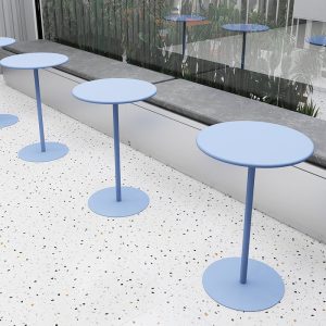 Bàn ghế Mới lưới nhỏ màu đỏ ins phong cách Bàn ban công Bàn cà phê giải trí sáng tạo Bàn trà quán trà sữa Bàn ăn Bàn tròn nhỏ