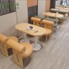 Bàn ghế Món Tráng Miệng Bắc Âu Quán Trà Sữa Bàn Ghế Snack Bánh Mì Nướng Phòng Đồ Uống Lạnh Giải Trí Sách Thanh Cafe Ghế Sofa
