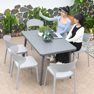 Bàn Ghế Ngoài Trời - Bộ Sân Vườn, Giải Trí Đơn Giản, Trà Sữa Quán Cà Phê - Hình 2