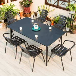 Bàn Ghế Ngoài Trời Kiểu Bắc Âu, Sân Vườn, Quán Cà Phê Ngoài Trời