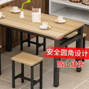 Bàn ghế nhà hàng ăn nhanh Bàn ghế ăn nhanh Bàn ghế quán ăn sáng nhà hàng nhà hàng phở Bàn chữ nhật Bàn ăn nhanh - Hình 4
