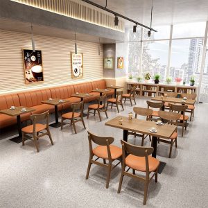 Bàn ghế Nhà hàng chè bảng ghế sofa phân quán cà phê tráng miệng quán trà sữa Bàn ghế đồ nội thất phòng ăn - Hình 3