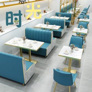 Bàn ghế Nhà hàng, nhà hàng, quán nướng, quán nướng, quán ăn, quán lẩu, ghế bán nguyệt, ghế sofa, Bàn ghế , thương mại - Hình 3