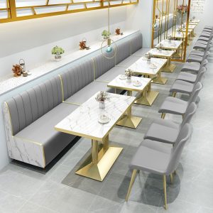 Bàn ghế Nhà hàng, nhà hàng, quán nướng, quán nướng, quán ăn, quán lẩu, ghế bán nguyệt, ghế sofa, Bàn ghế , thương mại - Hình 4