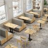 Bàn ghế Nhà hàng phương tây quán bar quán cà phê ghế sofa gỗ rắn giải trí cửa hàng bánh mì kẹp thịt phục vụ quán trà sữa Bàn ghế