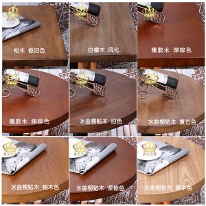 Bàn ghế Nhà Hàng Phương Tây Quán Cà Phê Bàn Món Tráng Miệng Cửa Hàng Trà Sữa Cửa Hàng Thức Ăn Nhanh Bàn Ghế Bán Buôn Vuông Tròn Bàn Gỗ Chắc Chắn - Hình 2