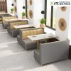Bàn ghế Nhà hàng phương Tây Quán cà phê Ghế Net Cửa hàng trà sữa màu đỏ Sofa Cửa hàng đồ ăn nhẹ Bánh mì kẹp thịt Cửa hàng Canteen Bàn ghế Gỗ rắn